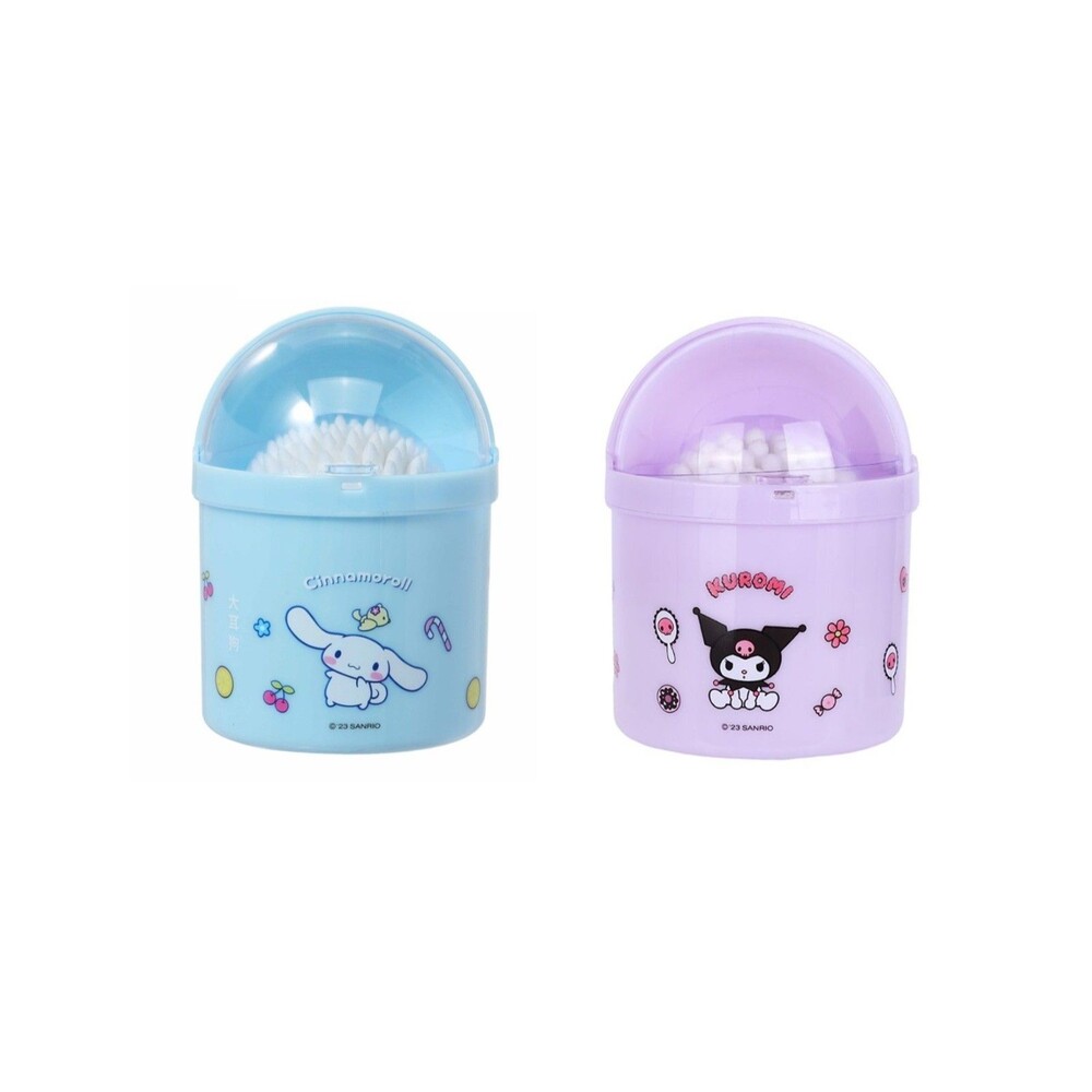 Miniso Sanrio Paper Reel 150 Double-Headed Disposable Cotton Swabs 2 Sets